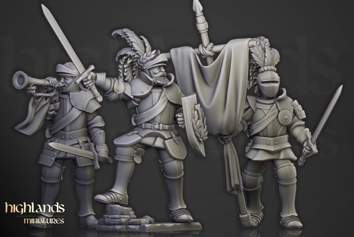 Highlands Miniatures Sunland Knights on Foot