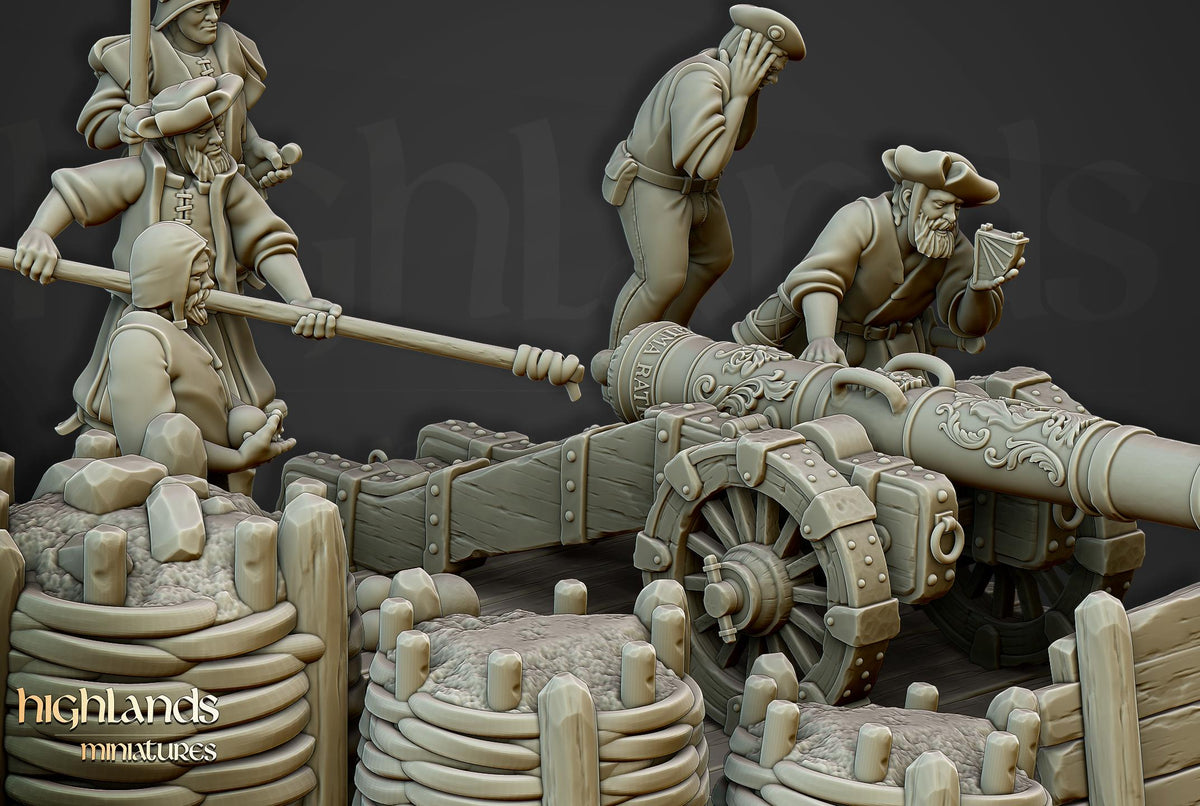 Highlands Miniatures Sunland Artillery Battery