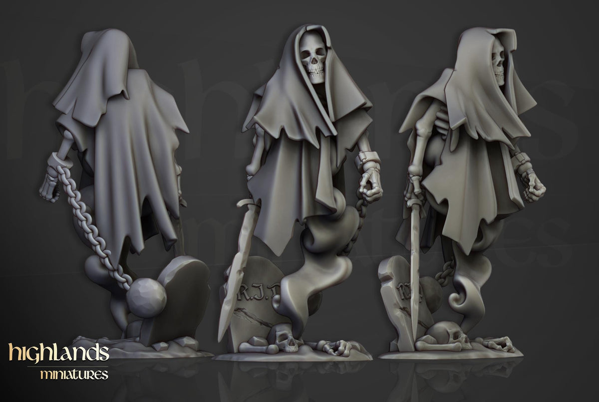 Highlands Miniatures Crypt Ghosts