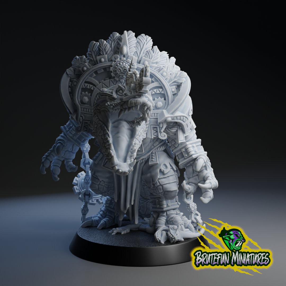 Brutefun Fantasy Football Lizardmen Crocodile Star Player