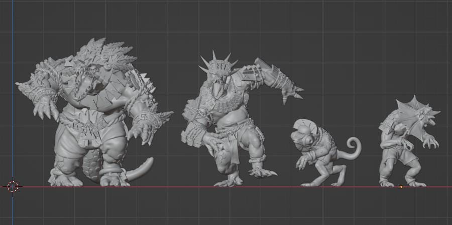 Realm of Paths Fantasy Football Lizardmen - 'Cold Blooded'