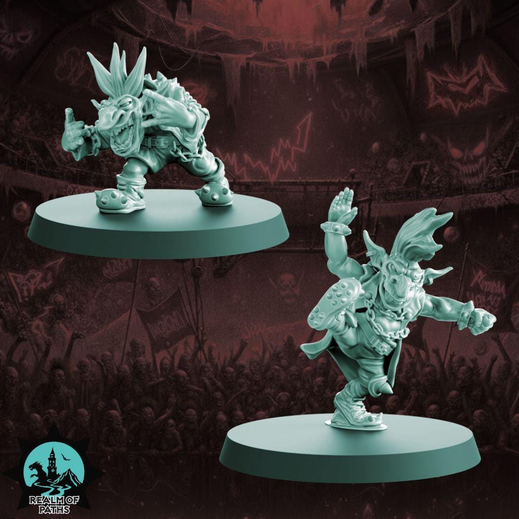 Realm of Paths Fantasy Football Goblins - 'The Spiky Punks'