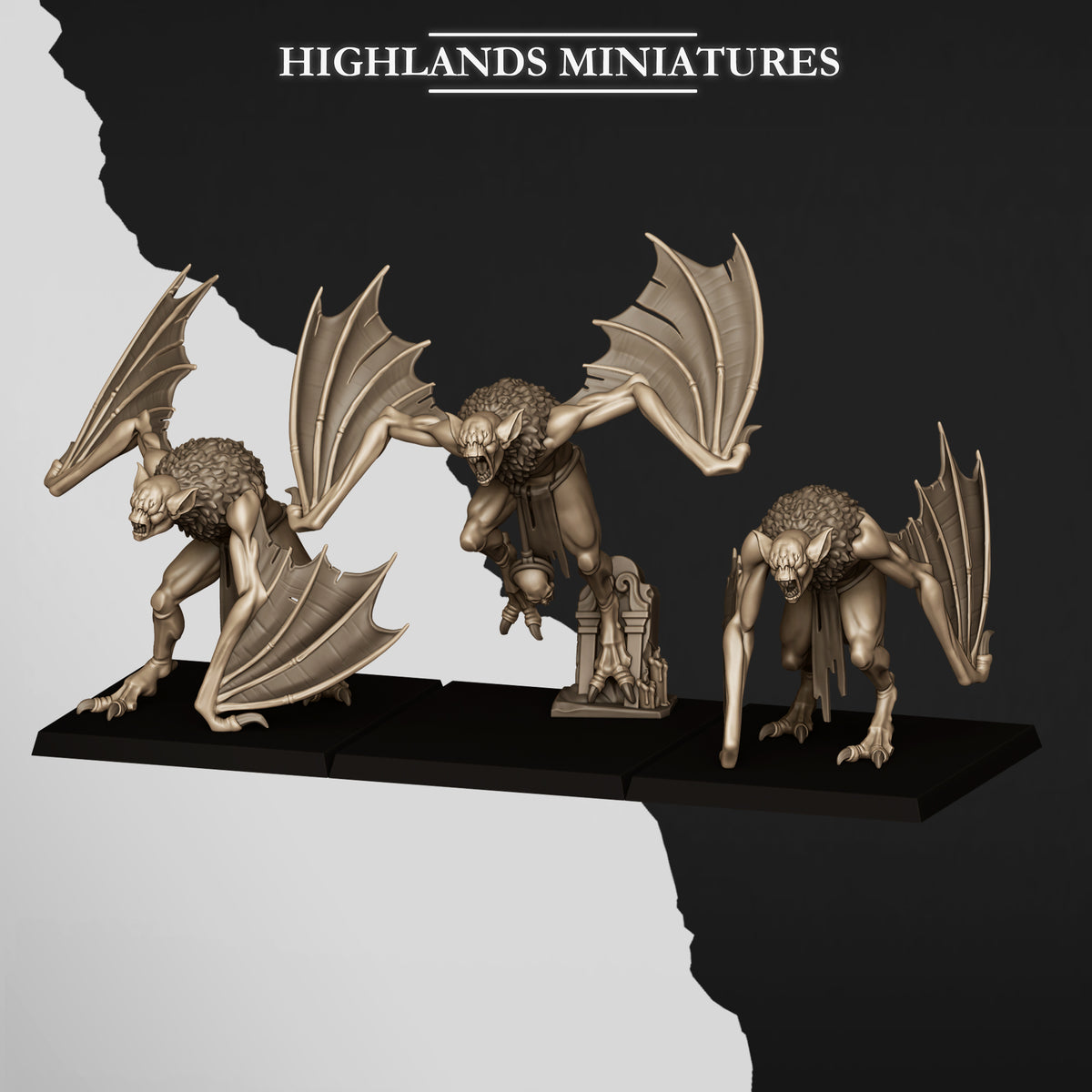 Highlands Miniatures - Transilvanya Crypt Bats