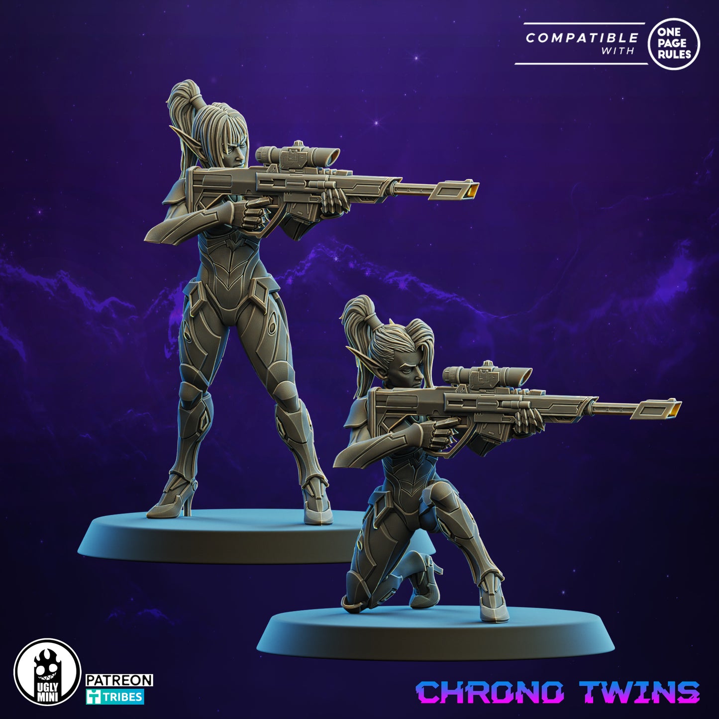 UGLY Miniatures Riftveil Covenant - Chrono Twins