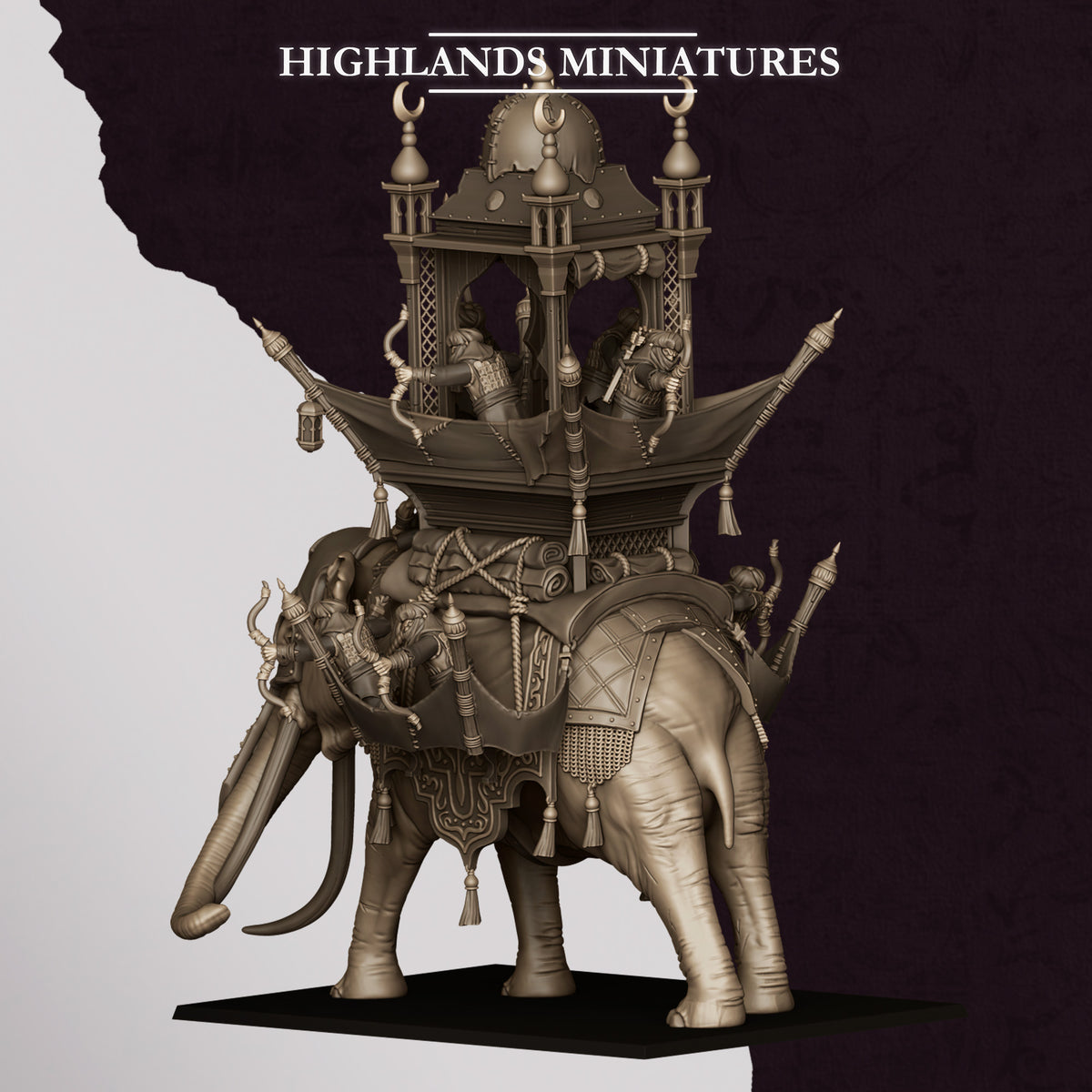 Highlands Miniatures Sons Of Marduk - Hobgoblin War Elephant