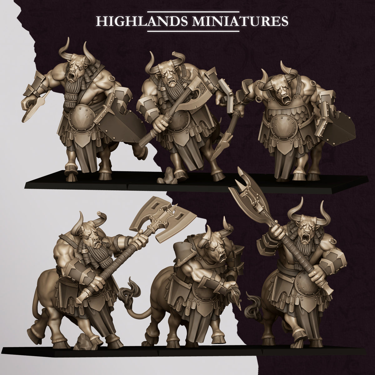 Highlands Miniatures Sons Of Marduk - Minotaurs