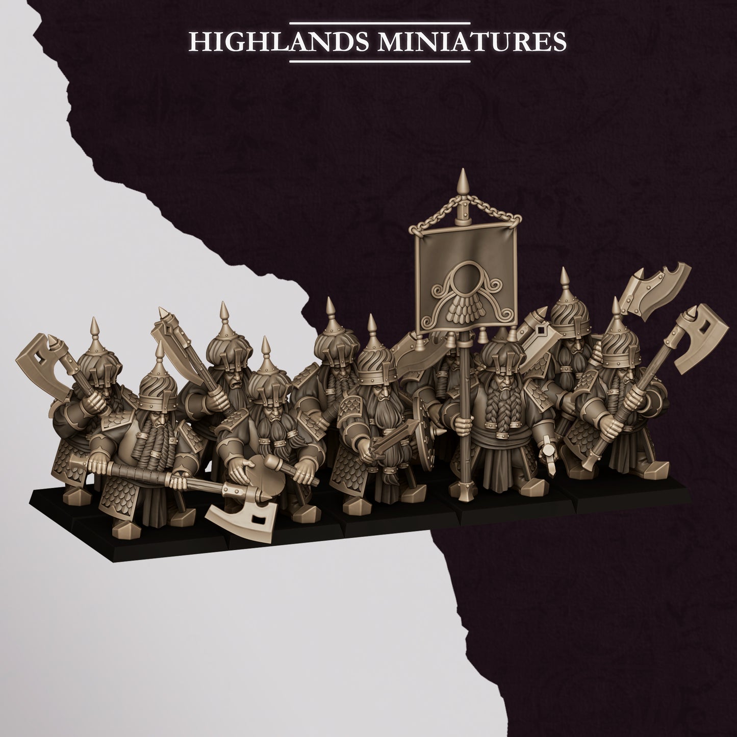 Highlands Miniatures Sons Of Marduk - Warriors with Great Weapons