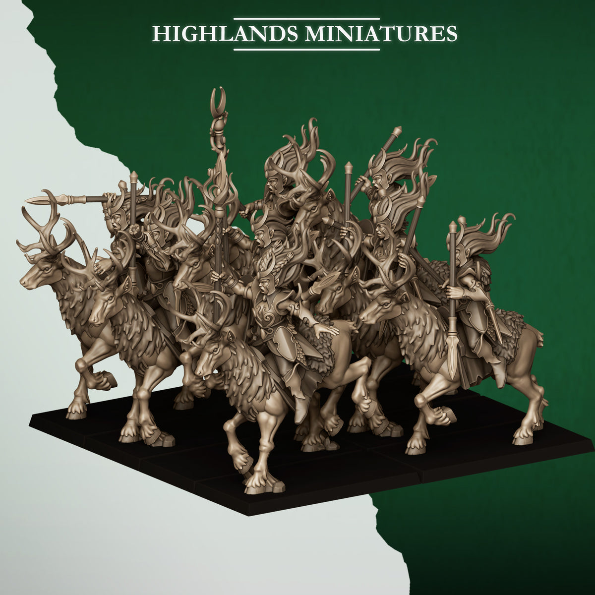 Highlands Miniatures Feral Elves - Moonlight Sisters