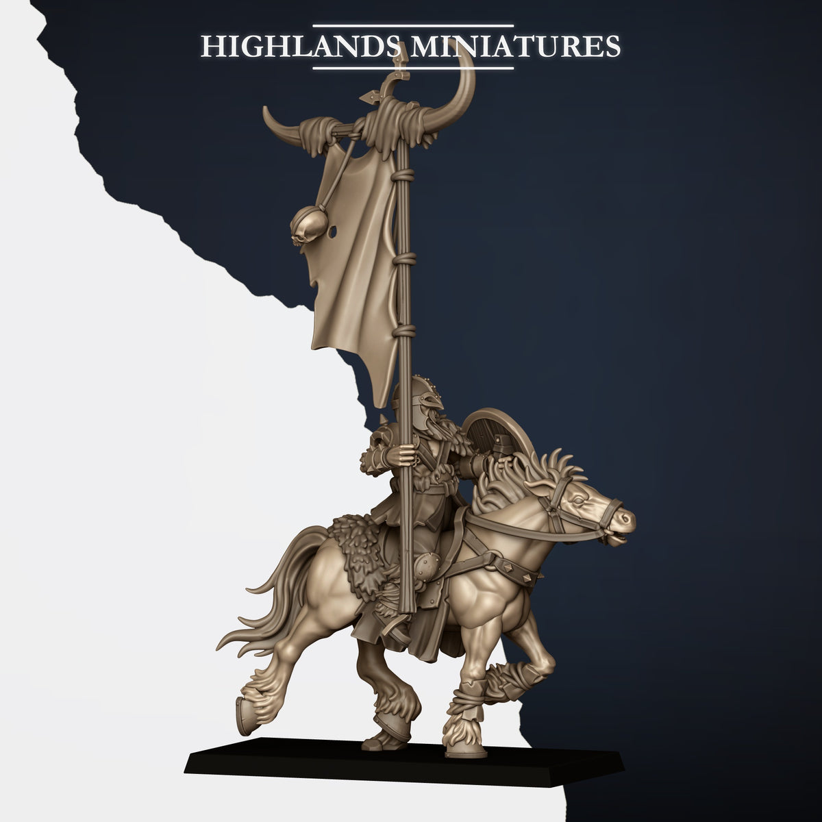 Highlands Miniatures - Mounted Norse Raiders
