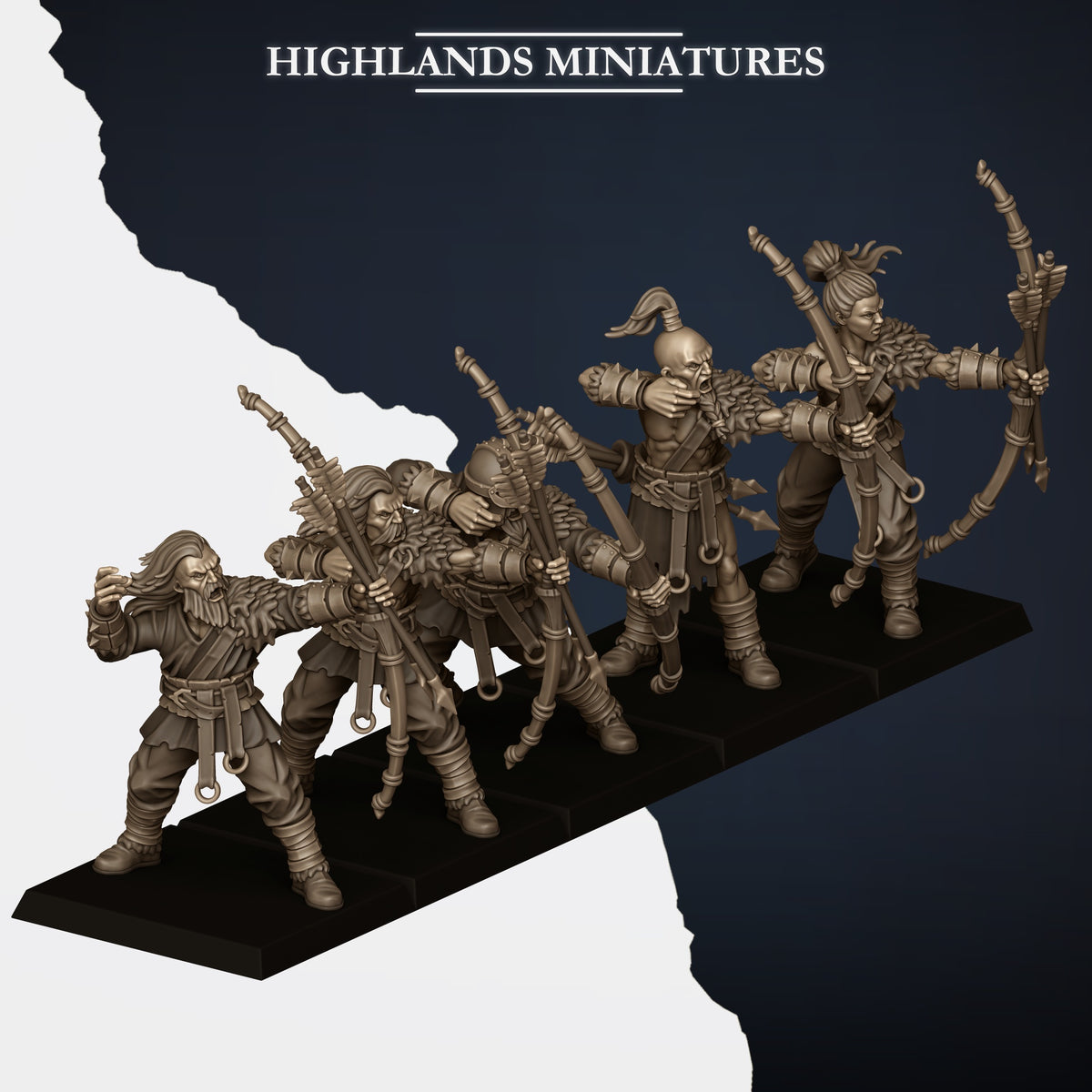 Highlands Miniatures - Norse Bowmen