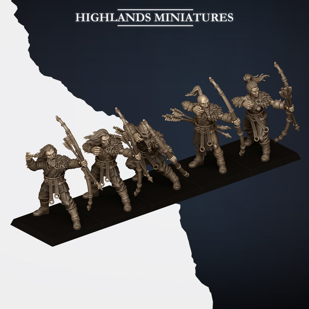 Highlands Miniatures - Norse Bowmen