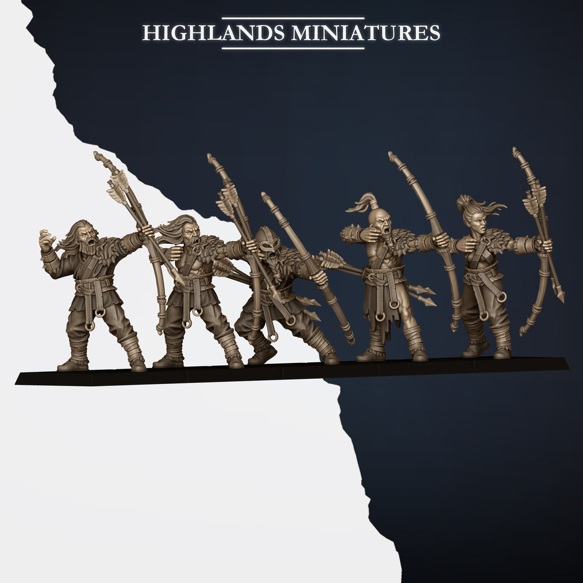 Highlands Miniatures - Norse Bowmen