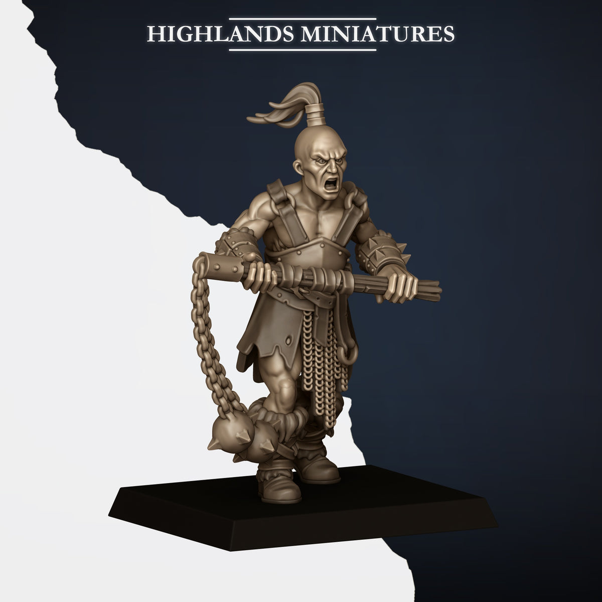 Highlands Miniatures - Norse Raiders with Two Handed Weapons