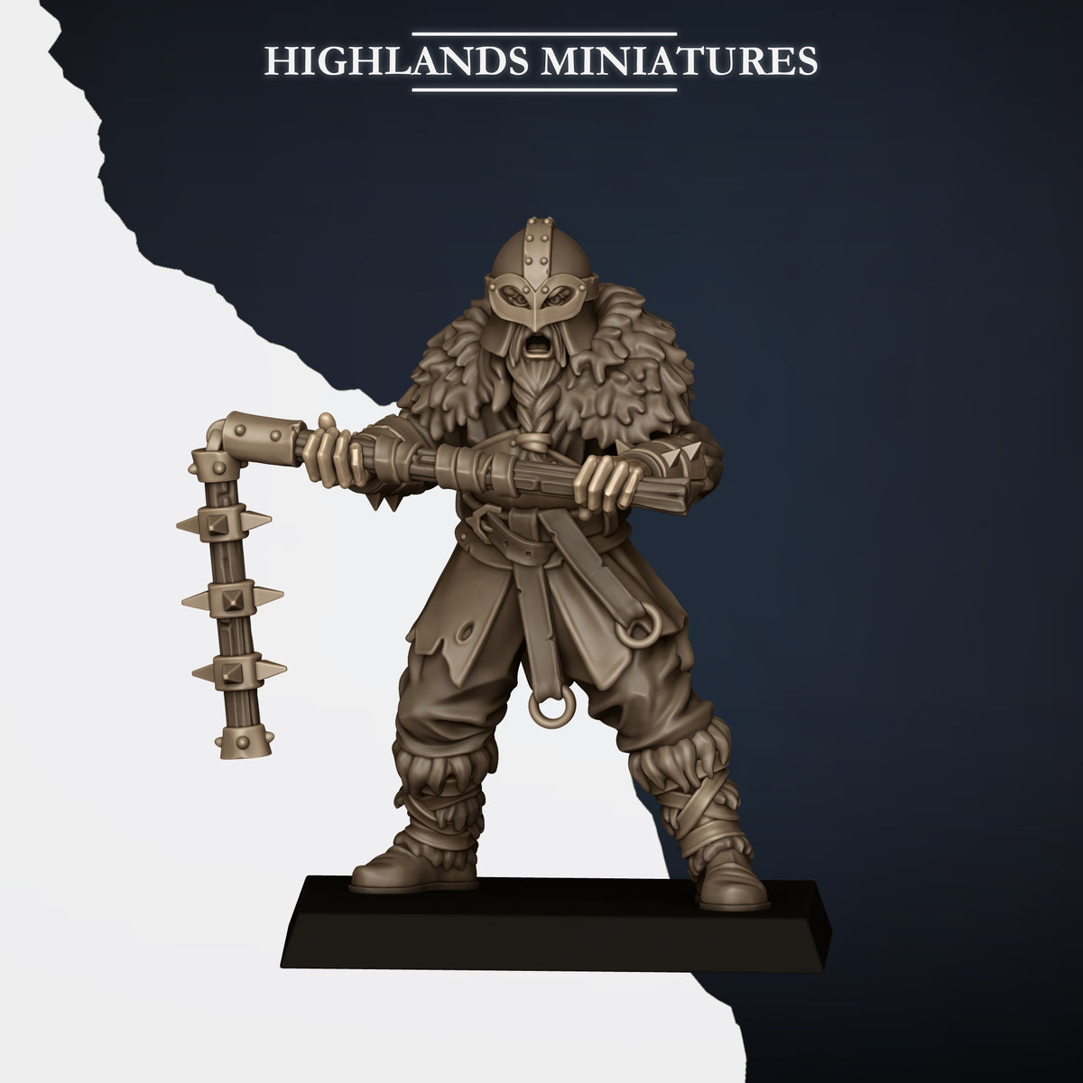 Highlands Miniatures - Norse Raiders with Two Handed Weapons