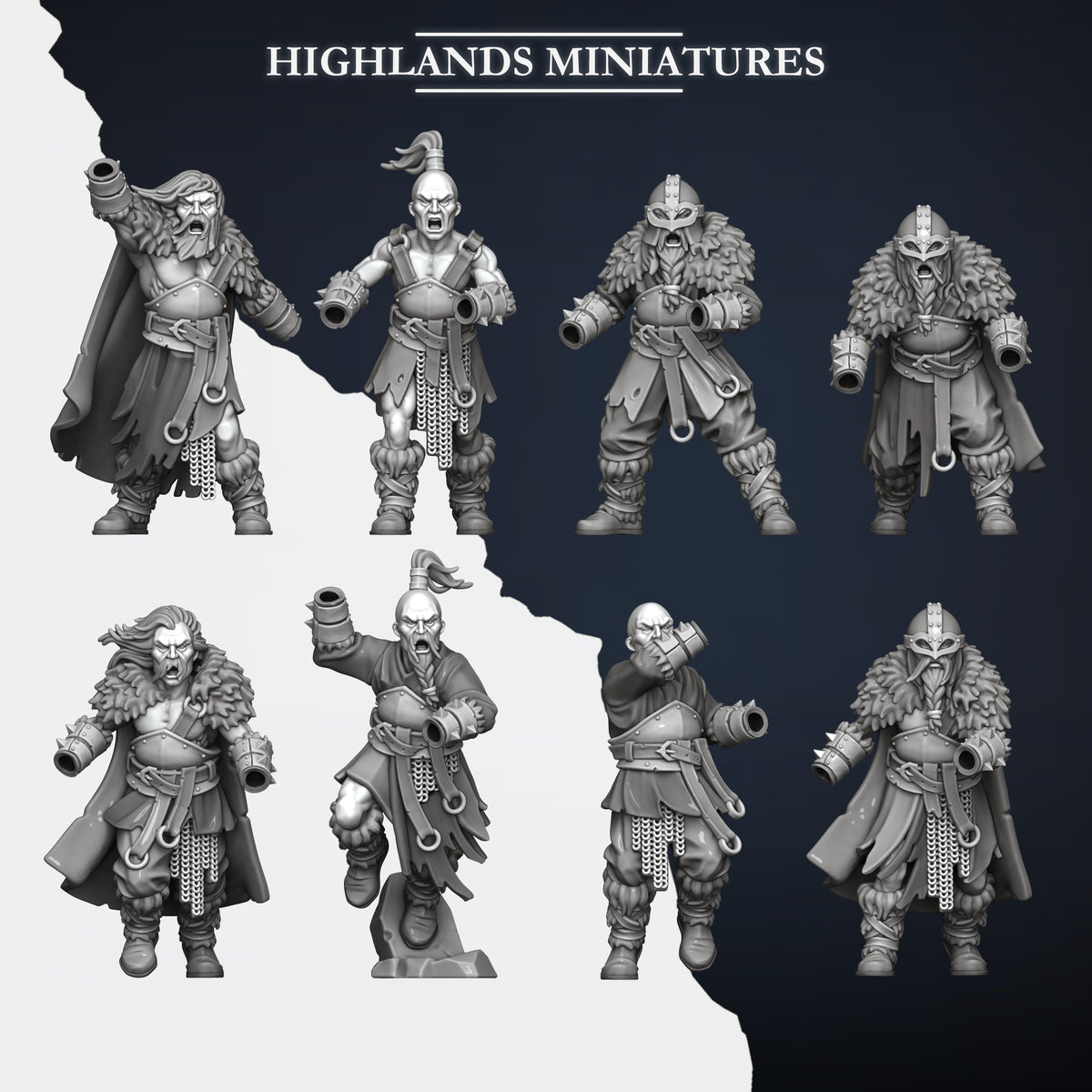 Highlands Miniatures - Norse Raiders