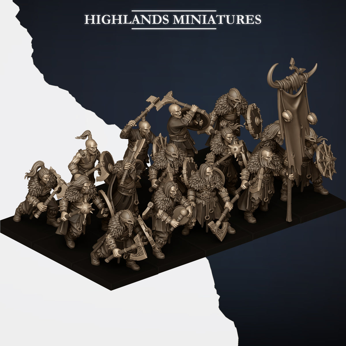 Highlands Miniatures - Norse Raiders