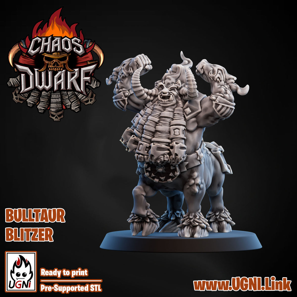 UGNI Chaos Dwarf Fantasy Football Team
