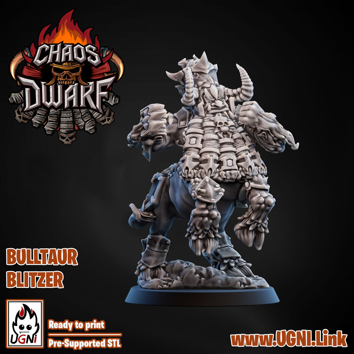 UGNI Chaos Dwarf Fantasy Football Team