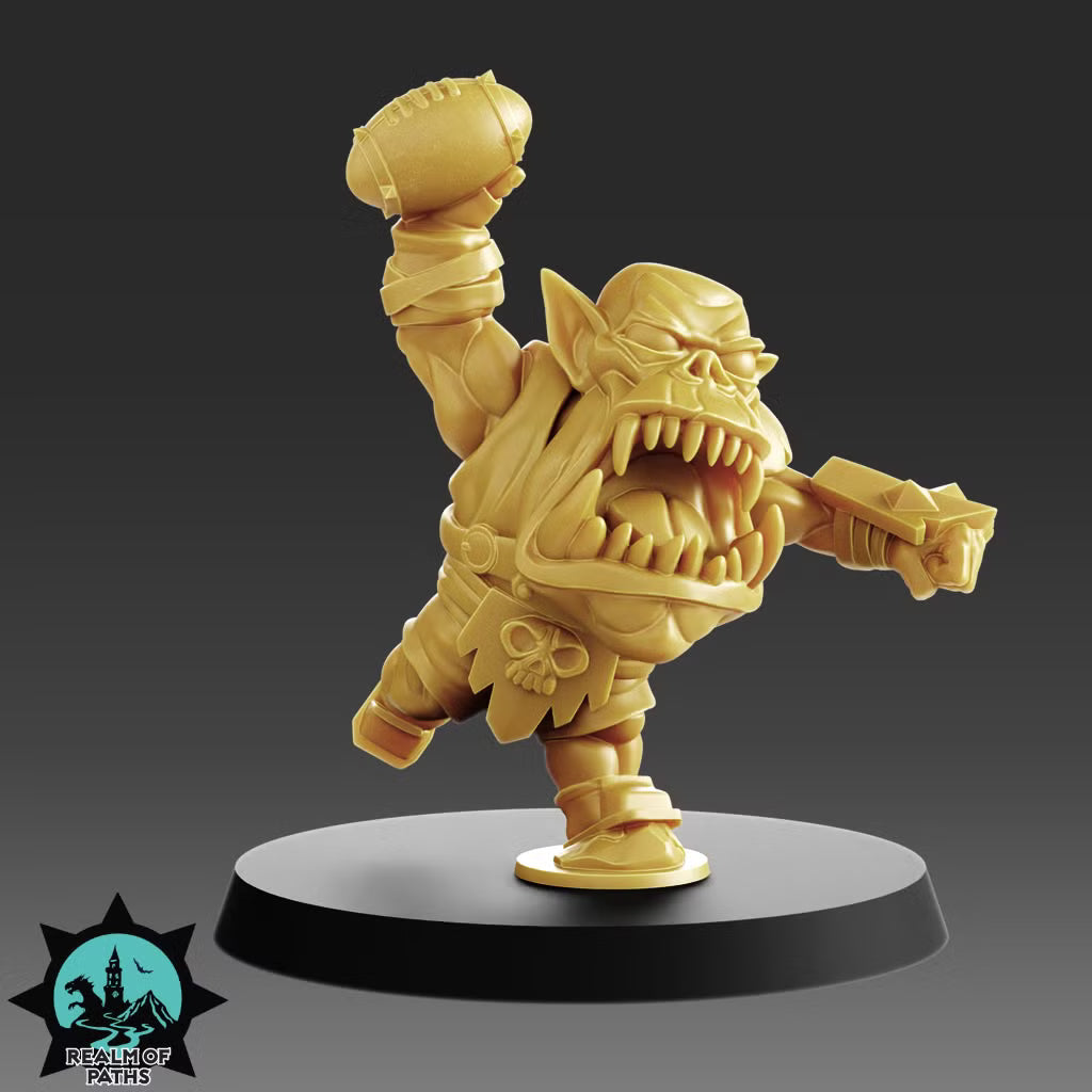 Realm of Paths Fantasy Football Chibi Orc - 'Iron Crusher'