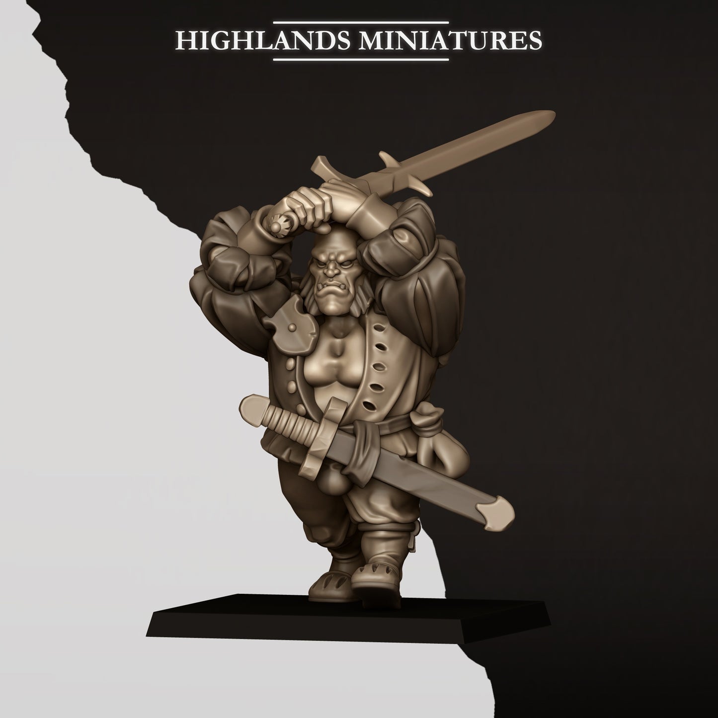 Highlands Miniatures Sunland Ogres with Zweihänder