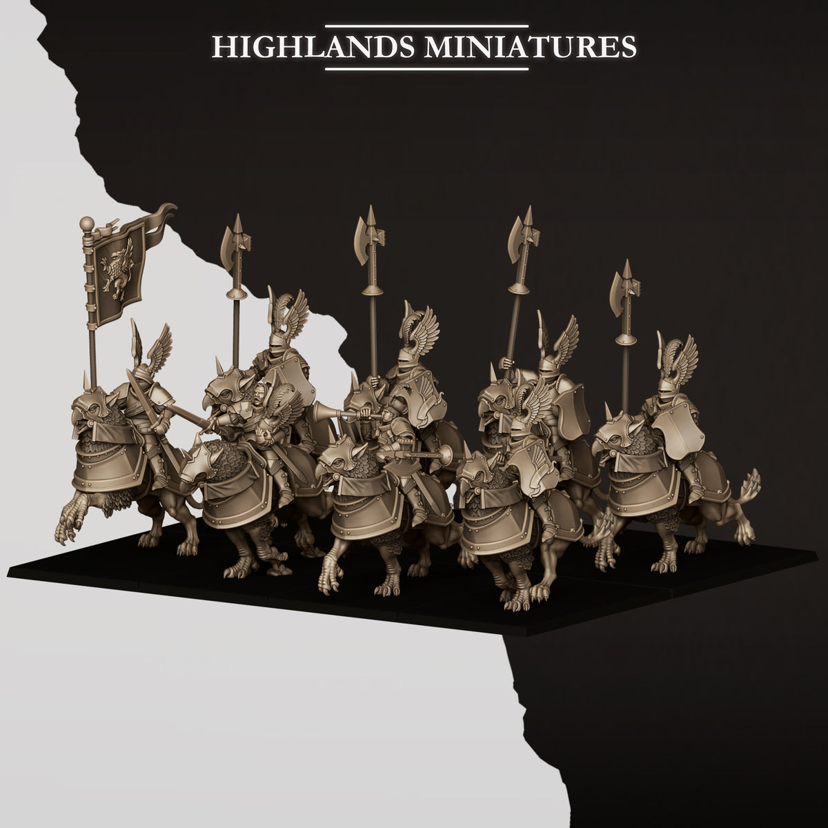 Highlands Miniatures - Sunland Wingless Gryphons