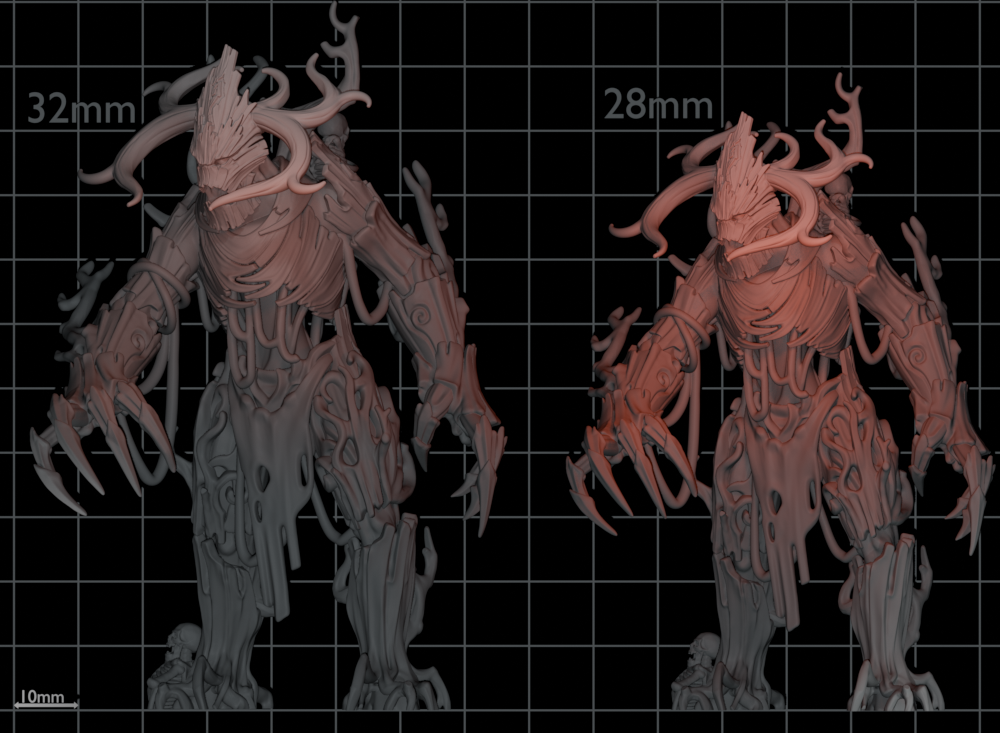 Highlands Miniatures Feral Elves - Giant Tree
