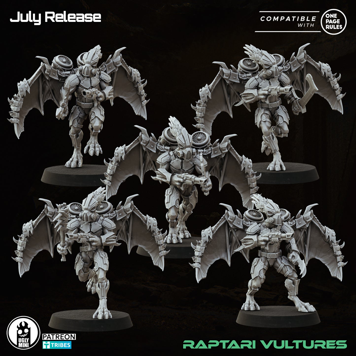 UGLY Miniatures Raptari Vultures
