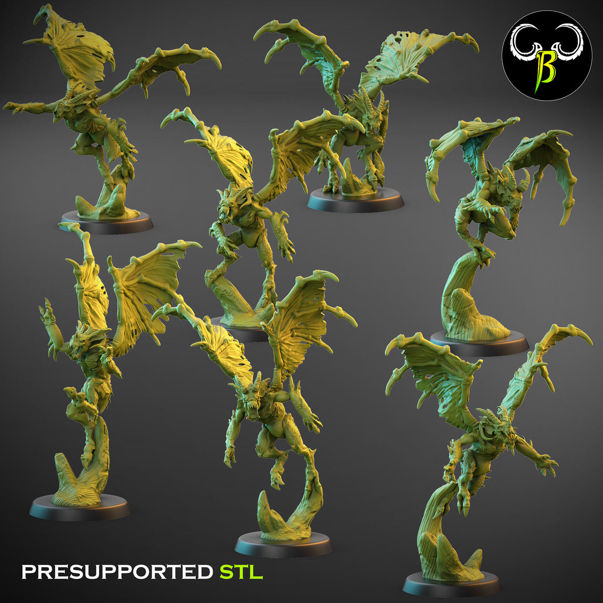 ClayBeastCreation - Winged Shadow Squad