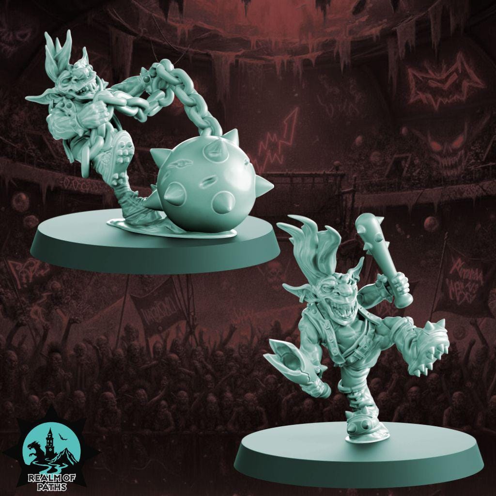 Realm of Paths Fantasy Football Goblins - 'The Spiky Punks'