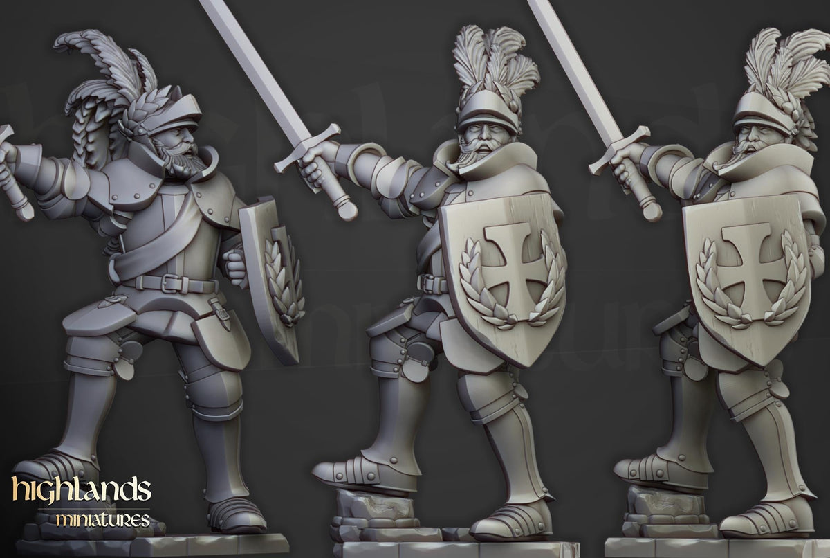 Highlands Miniatures Sunland Knights on Foot