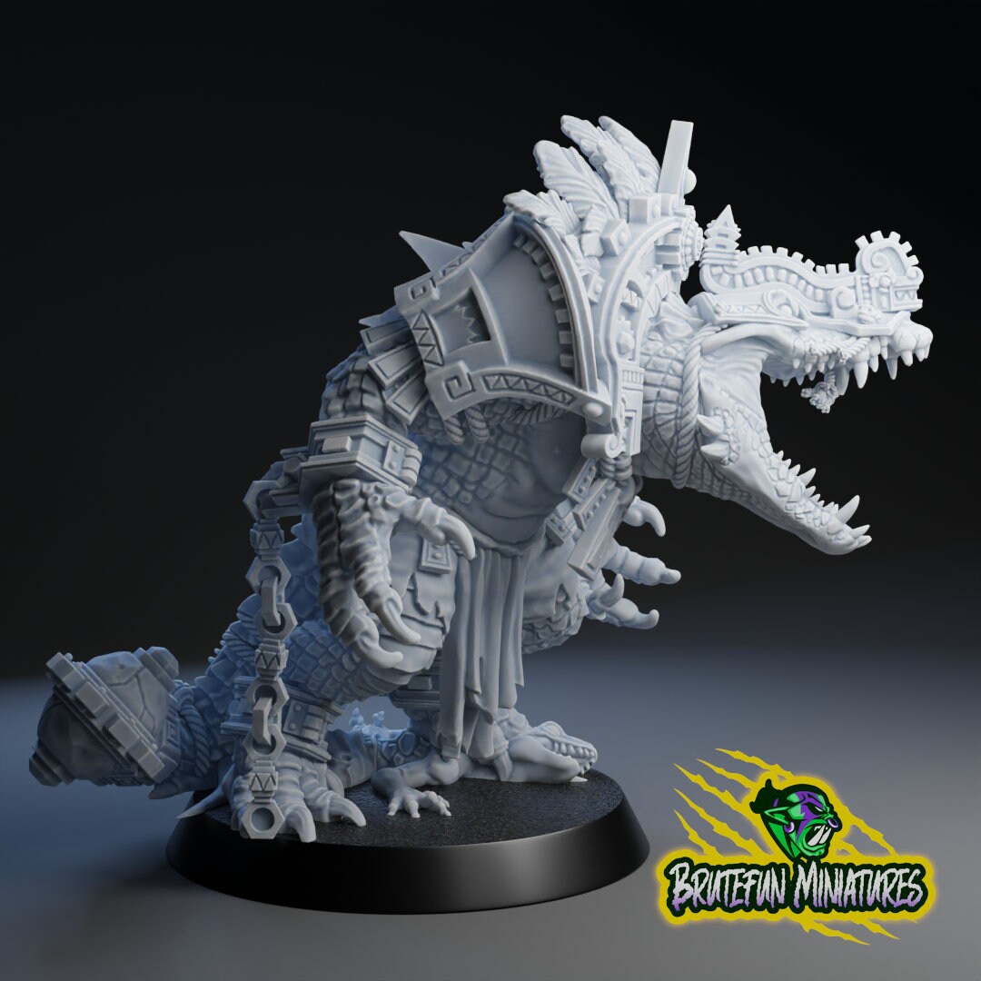 Brutefun Fantasy Football Lizardmen Crocodile Star Player