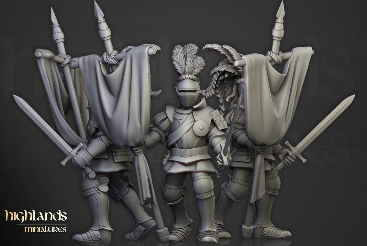 Highlands Miniatures Sunland Knights on Foot