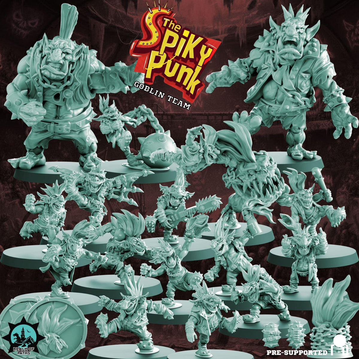 Realm of Paths Fantasy Football Goblins - 'The Spiky Punks'