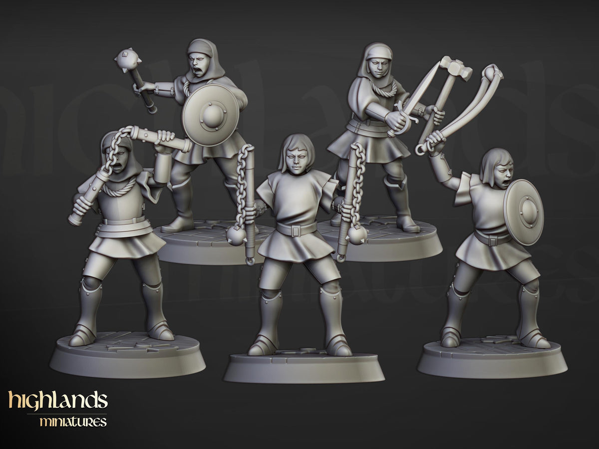 Highlands Miniatures Young Sisters