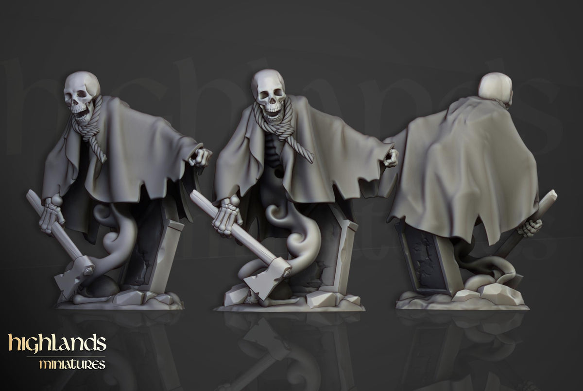 Highlands Miniatures Crypt Ghosts