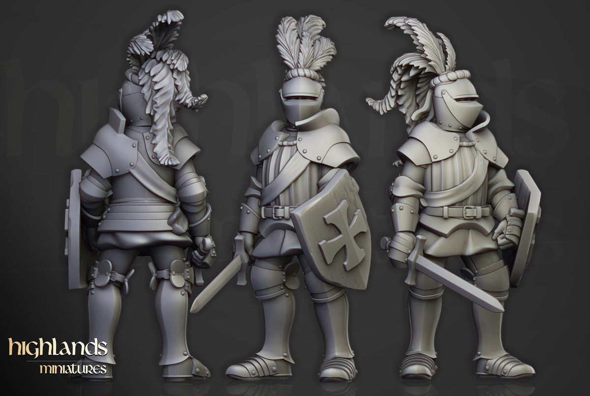 Highlands Miniatures Sunland Knights on Foot