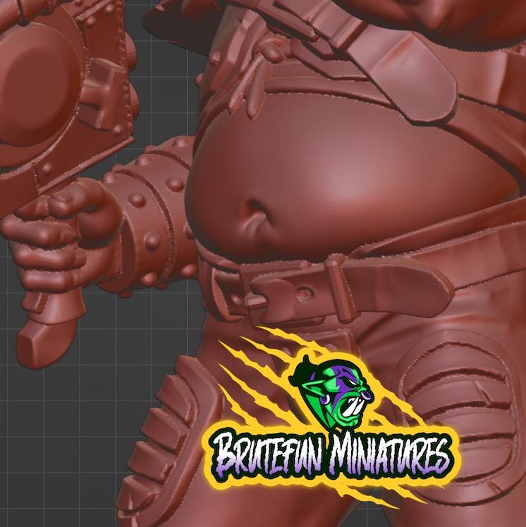 Brutefun Fantasy Football - Old man with Chainsaw