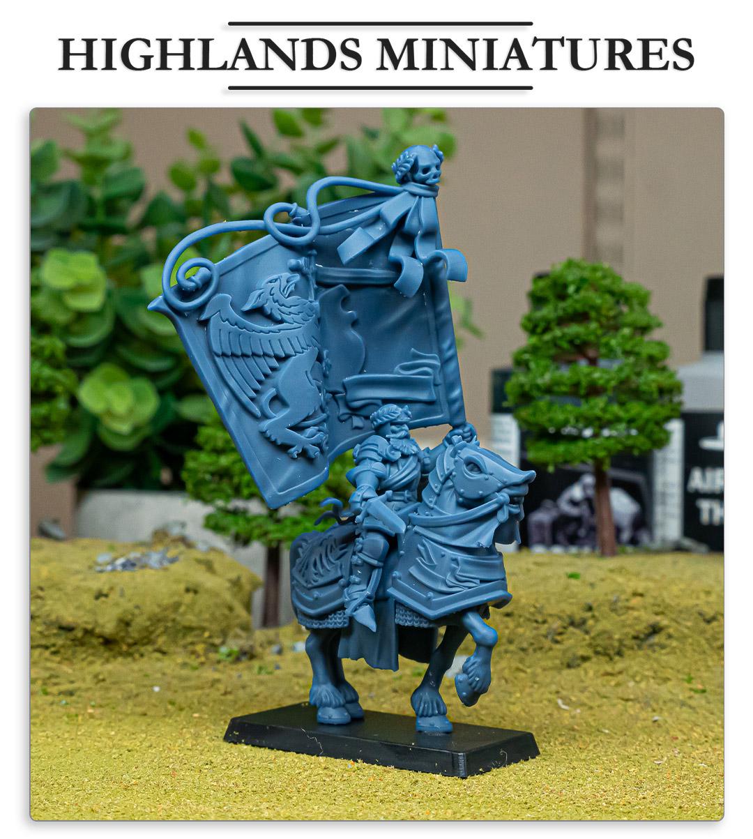 Highlands Miniatures Sunland Battle Standard Bearer