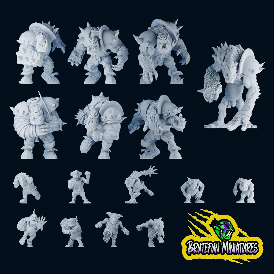 Brutefun Fantasy Football Black Orc Team