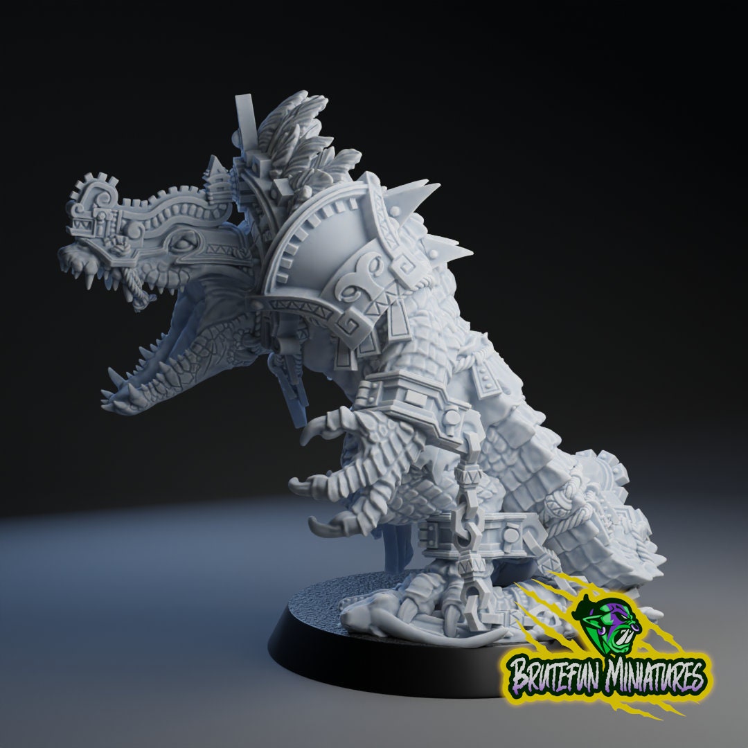 Brutefun Fantasy Football Lizardmen Crocodile Star Player