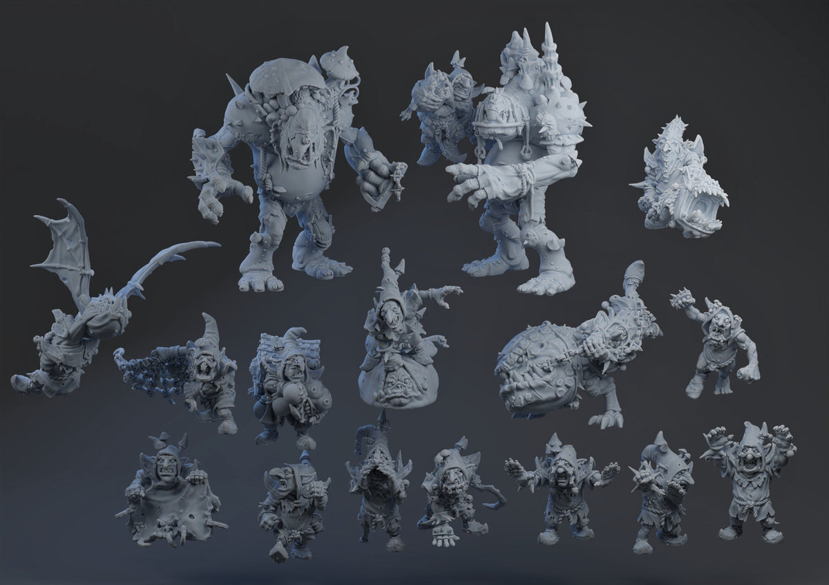 Brutefun Fantasy Football 'Fearsome Fungitz' Goblin Team