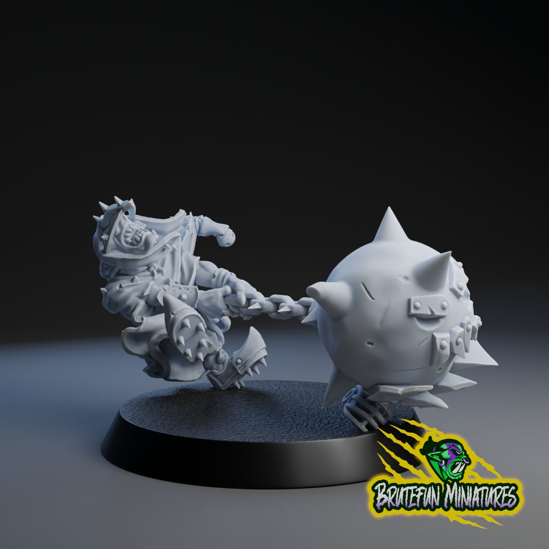 Brutefun Fantasy Football Goblin Ball and Chain Fanatic