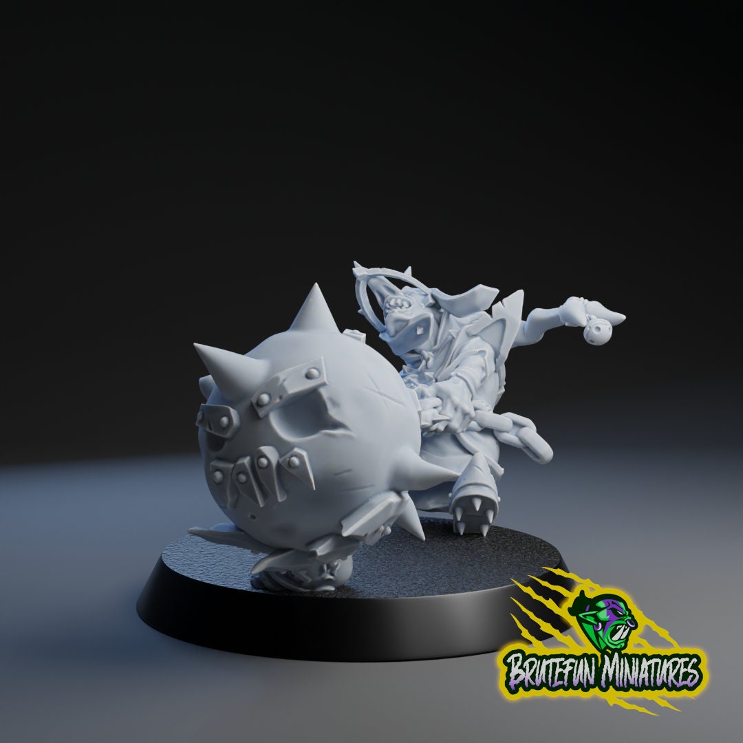 Brutefun Fantasy Football Goblin Ball and Chain Fanatic