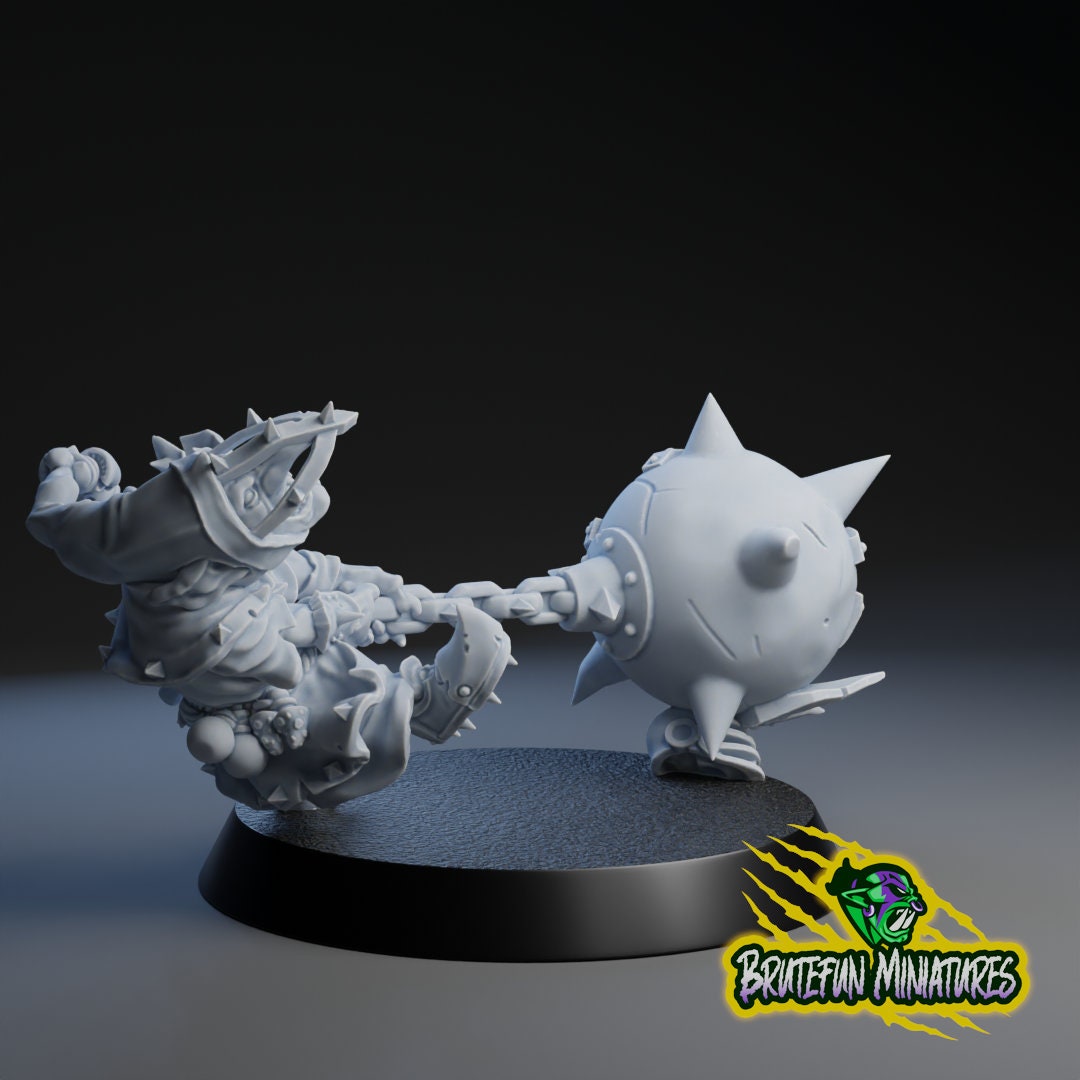 Brutefun Fantasy Football Goblin Ball and Chain Fanatic