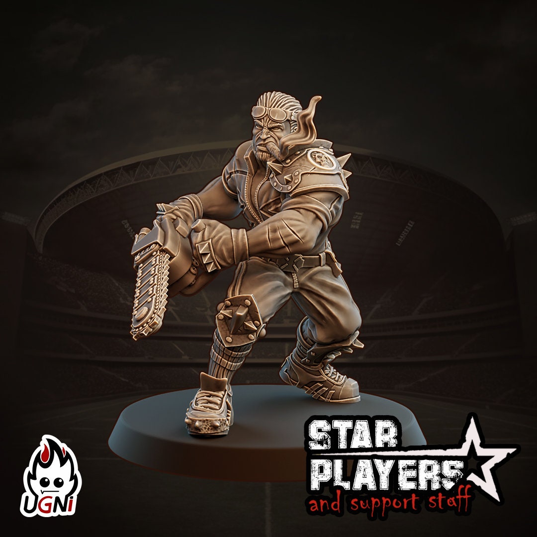 UGNI Human Chainsaw Fantasy Football Star Player "Gelmut Brolf"