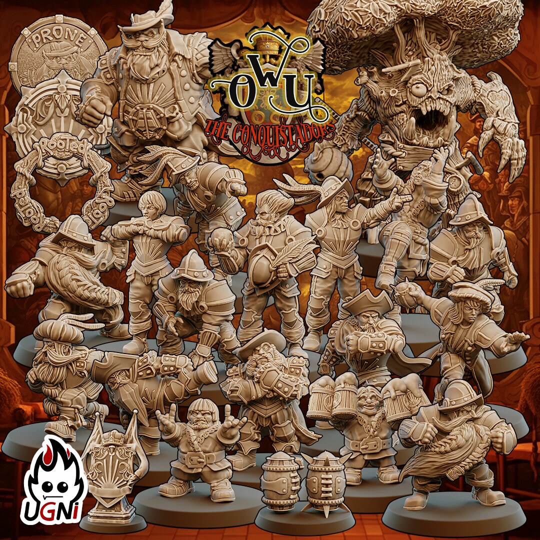 UGNI Old World Union Fantasy Football Team in Conquistador style
