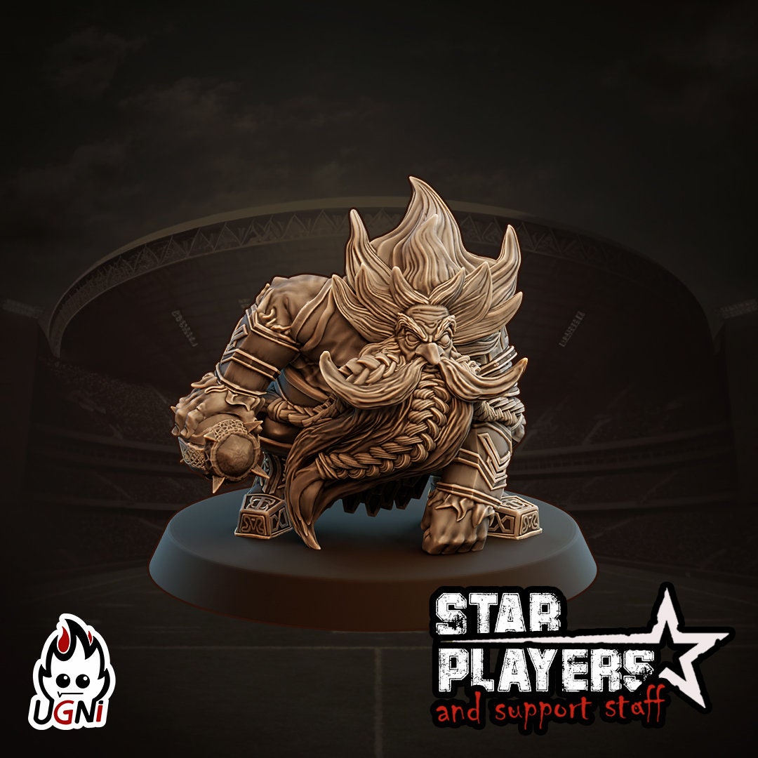 UGNI Fantasy Football Dwarf Star Player "Bromindal"