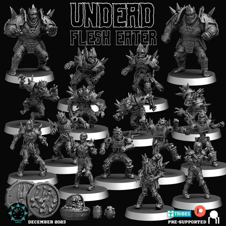 Realm of Paths Fantasy Football Undead Team - 'Flesh Eater'
