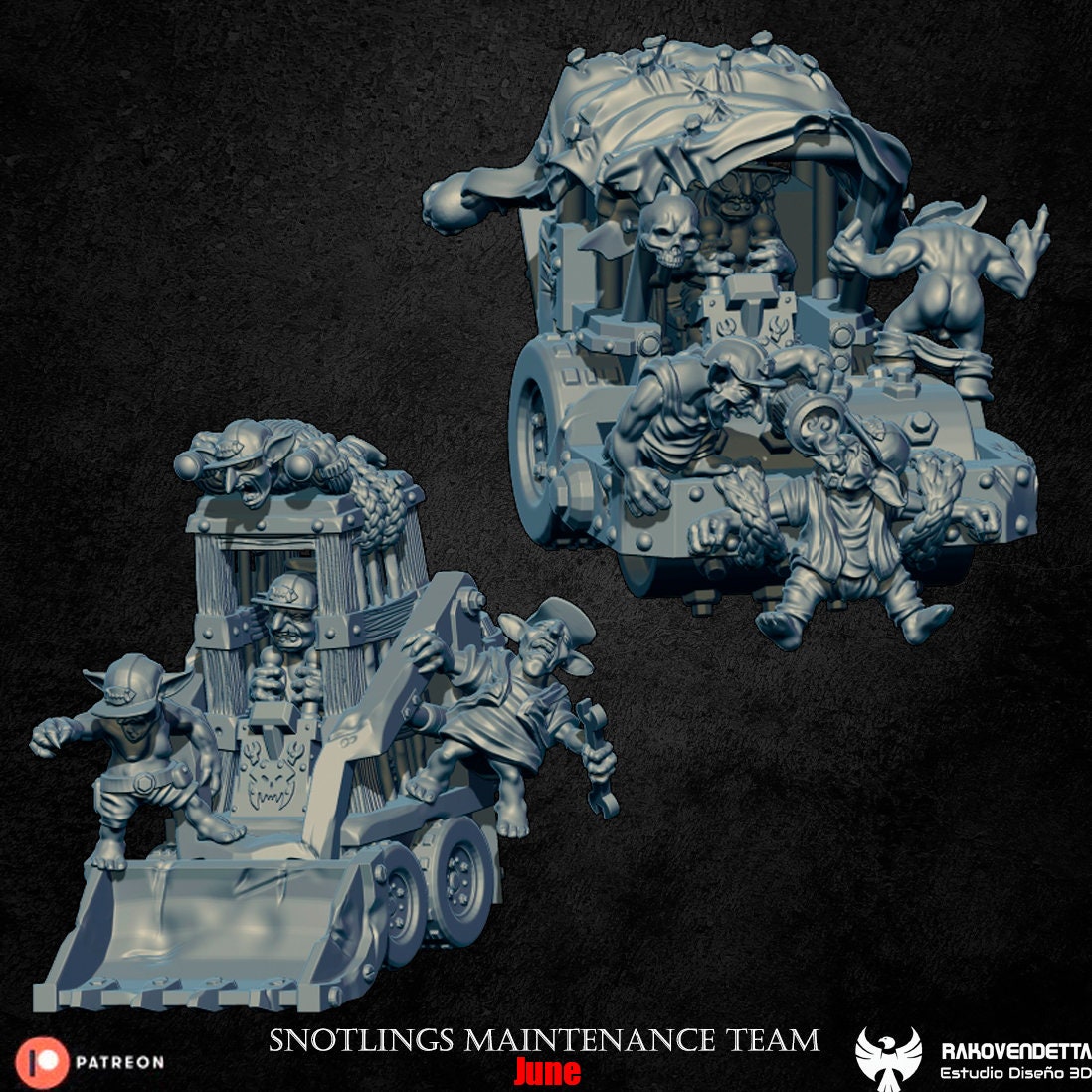 Rakovendetta Fantasy Football Worker Snotling-Team