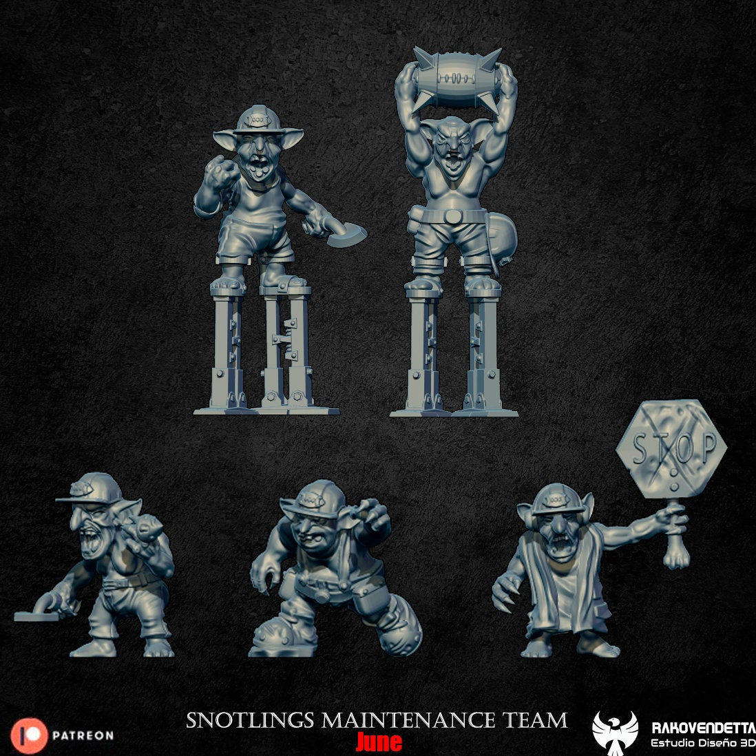 Rakovendetta Fantasy Football Worker Snotling Team